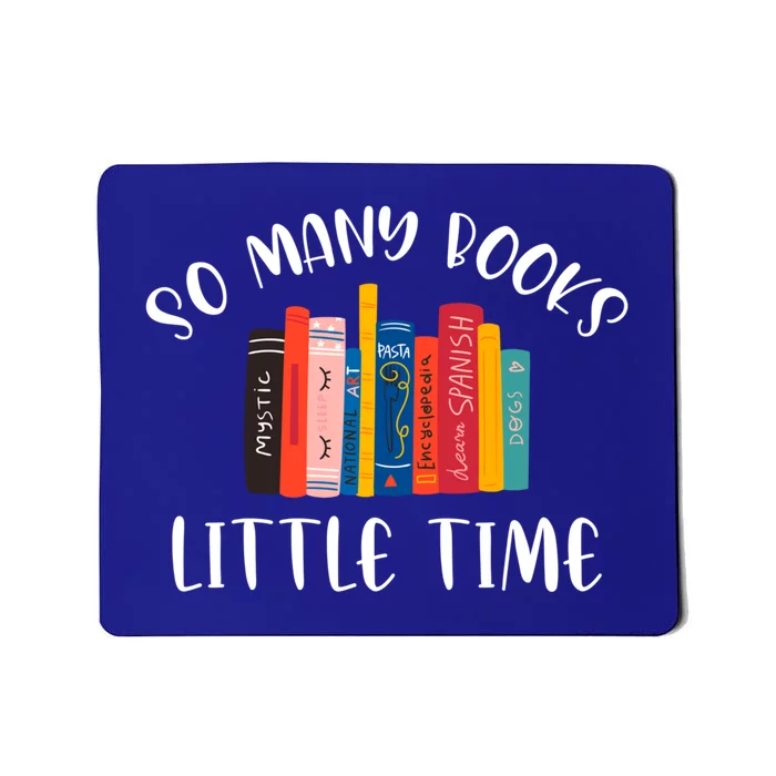 So Y Books Little Time Book Lover Bookworm Librarian Meaningful Gift Mousepad