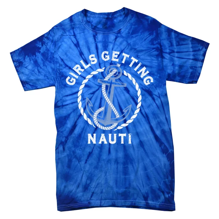 Sailing Yacht Boating Trip Cruise Getting Nauti Gift Tie-Dye T-Shirt