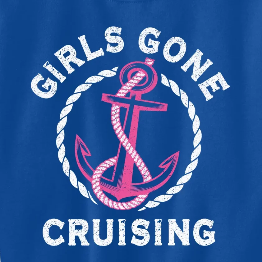 Sailing Yacht Boating Trip Cruise Gone Cruising Cute Gift Kids Sweatshirt