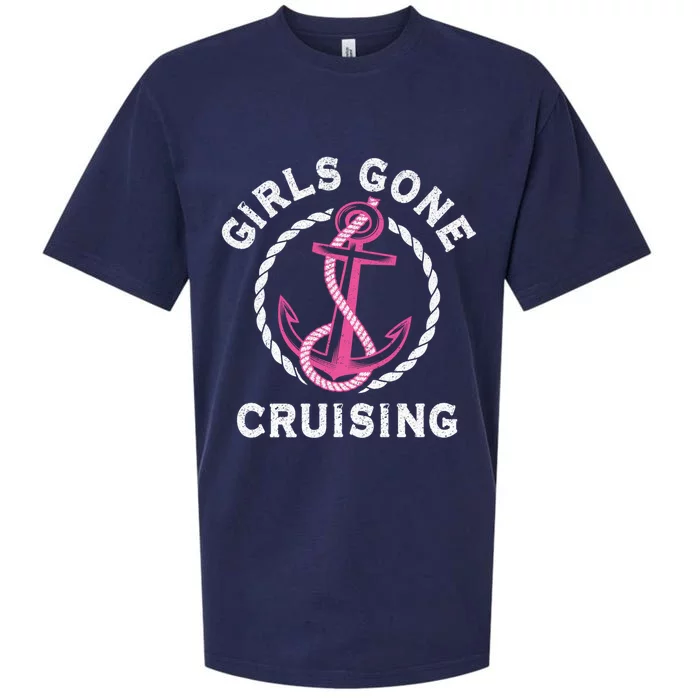 Sailing Yacht Boating Trip Cruise Gone Cruising Cute Gift Sueded Cloud Jersey T-Shirt