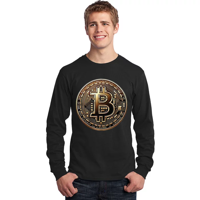 Show Your Bitcoin Pride. Long Sleeve Shirt