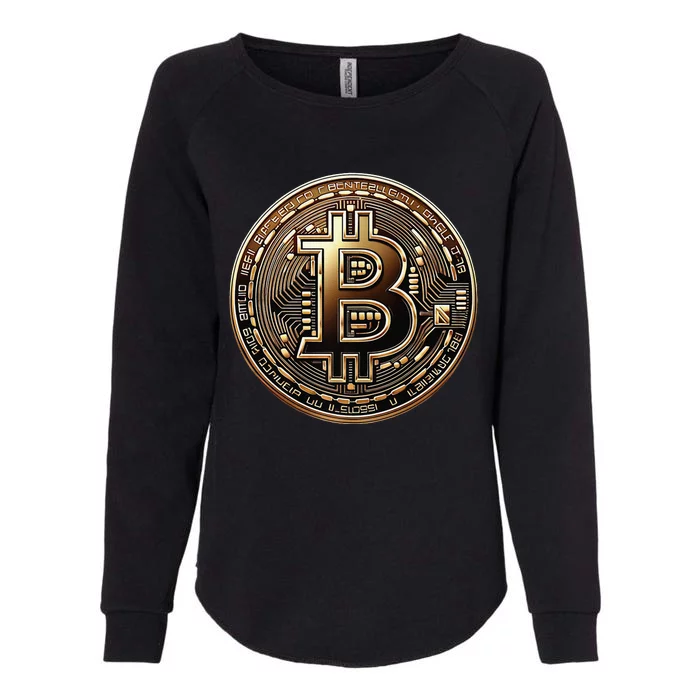 Show Your Bitcoin Pride. Womens California Wash Sweatshirt