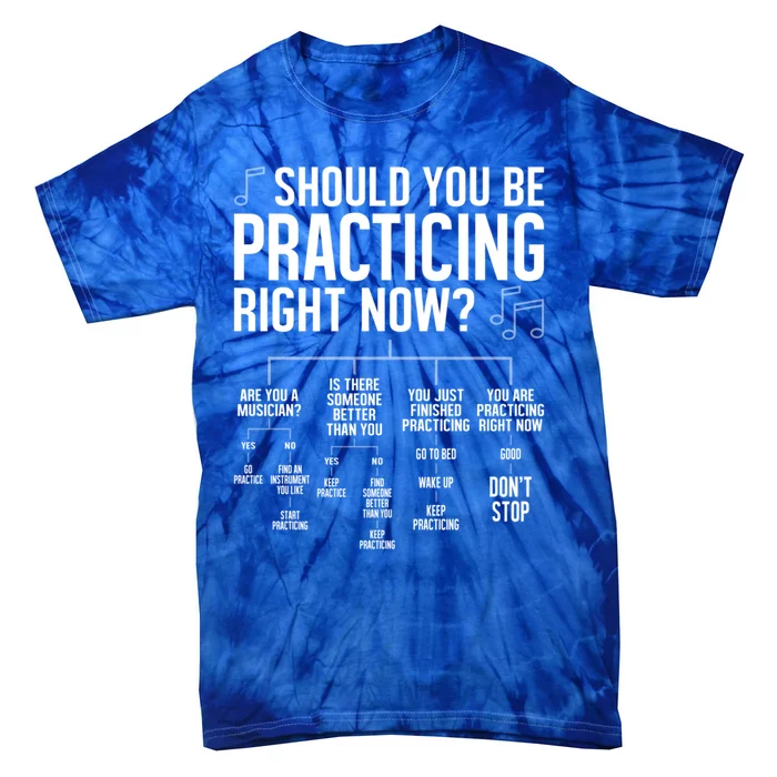 Schould You Be Practicing For Marching Band Or Orchestra Cute Gift Tie-Dye T-Shirt