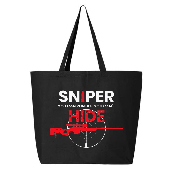 Sniper You Can Run But You Cant Hide 25L Jumbo Tote