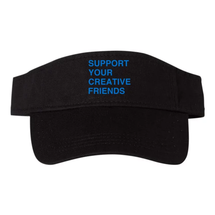 Support Your Creative Friends Valucap Bio-Washed Visor