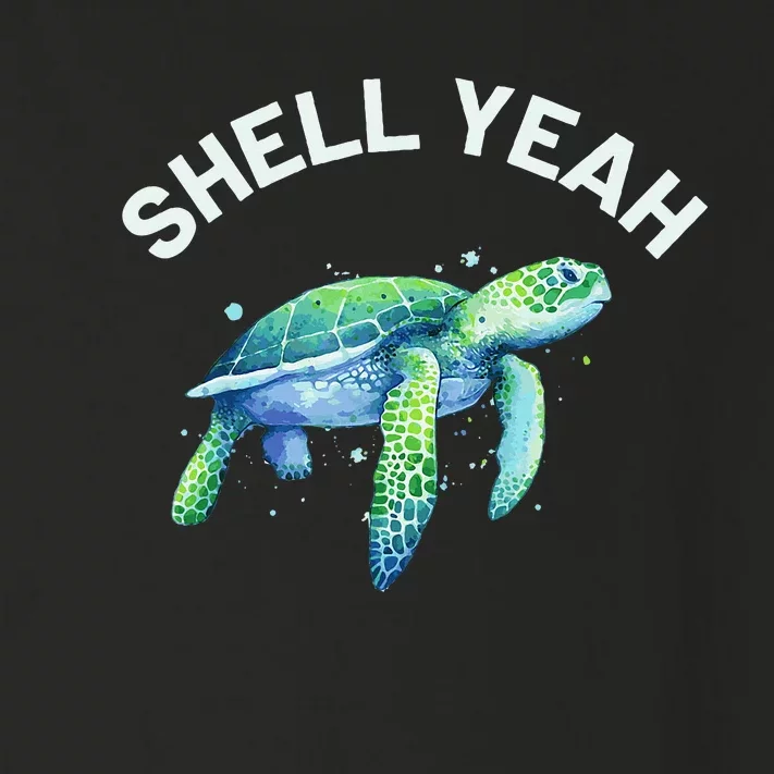 Shell Yeah Cute Tortoise & Sea Turtle Lover Toddler Long Sleeve Shirt