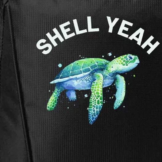 Shell Yeah Cute Tortoise & Sea Turtle Lover City Backpack