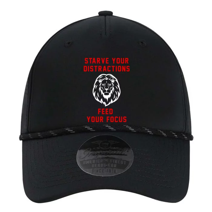 Starve Your Distractions Feed Your Focus Performance The Dyno Cap