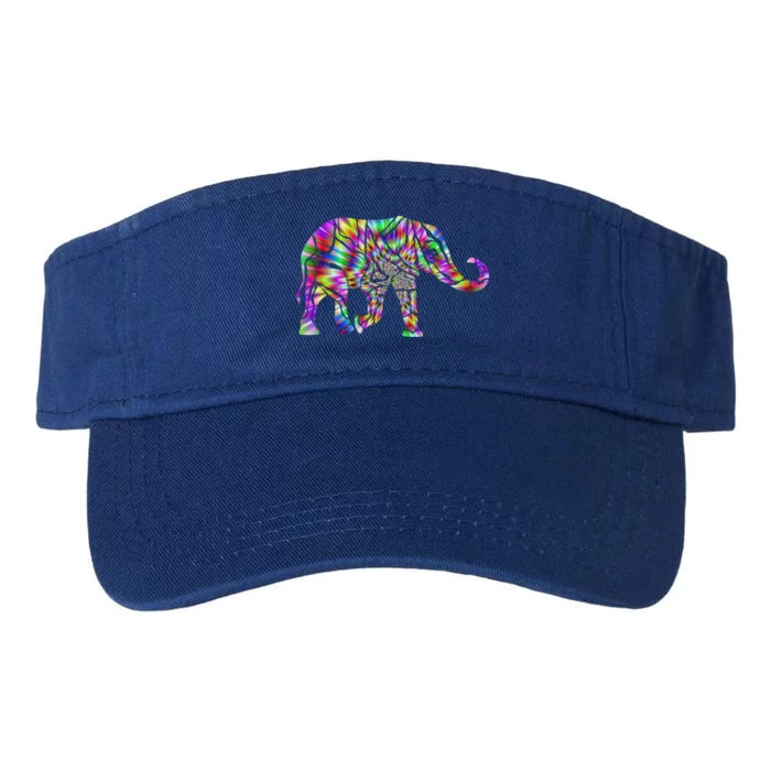 Spiritual Yoga Elephant Funny Gift Valucap Bio-Washed Visor