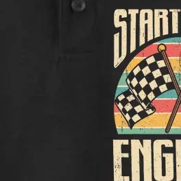 Start Your Engines Car Racing Gift Autocross Retro Car Racer Dry Zone Grid Performance Polo