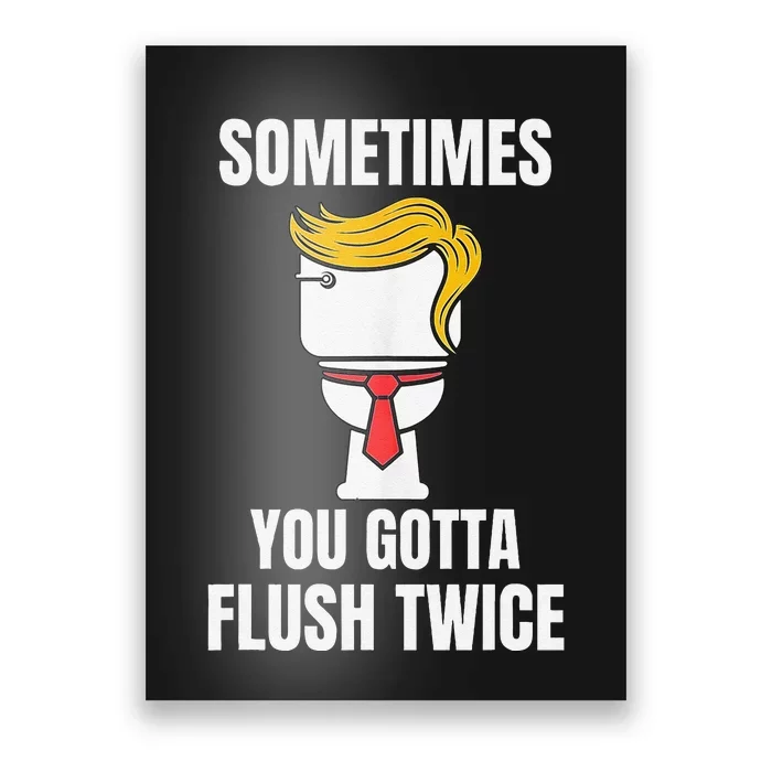 Sometimes You Gotta Flush Twice Poster