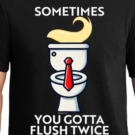 Sometime You Gotta Flush Twice Pajama Set