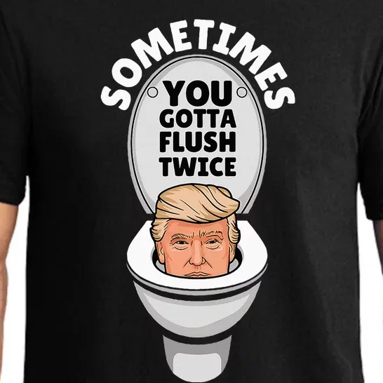 Sometime You Gotta Flush Twice Pajama Set