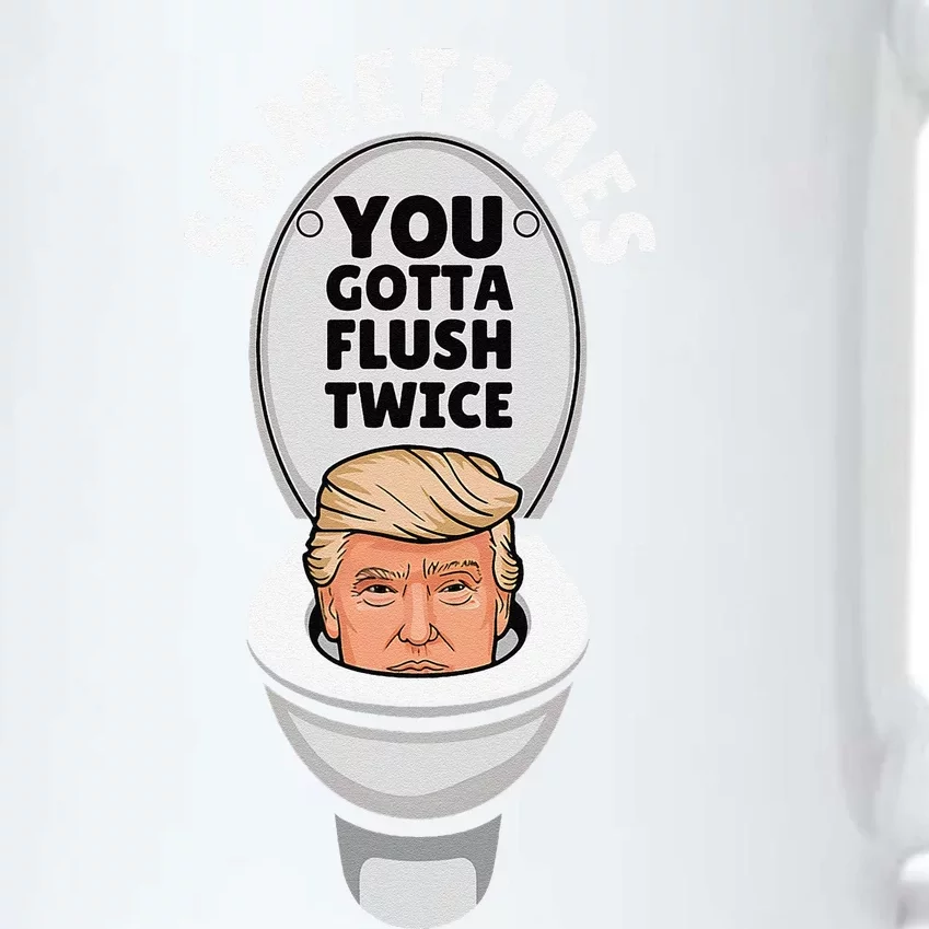 Sometime You Gotta Flush Twice Black Color Changing Mug