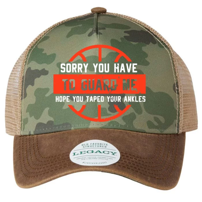 Sorry You Have To Guard Me Legacy Tie Dye Trucker Hat