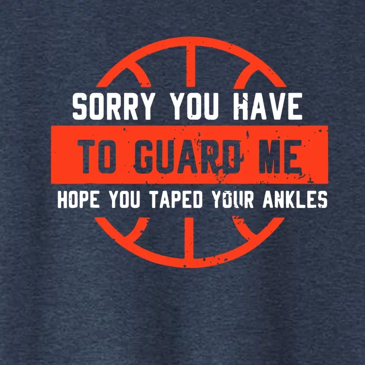 Sorry You Have To Guard Me Women's Crop Top Tee