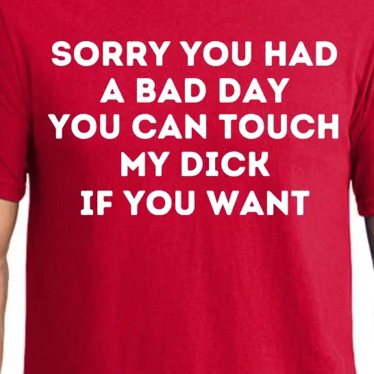 Sorry You Had A Bad Day You Can Touch My Dick If You Want Pajama Set