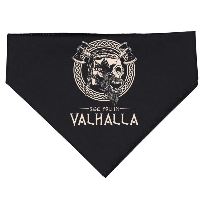 See You In Valhalla Viking USA-Made Doggie Bandana