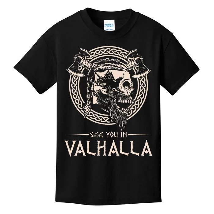 See You In Valhalla Viking Kids T-Shirt