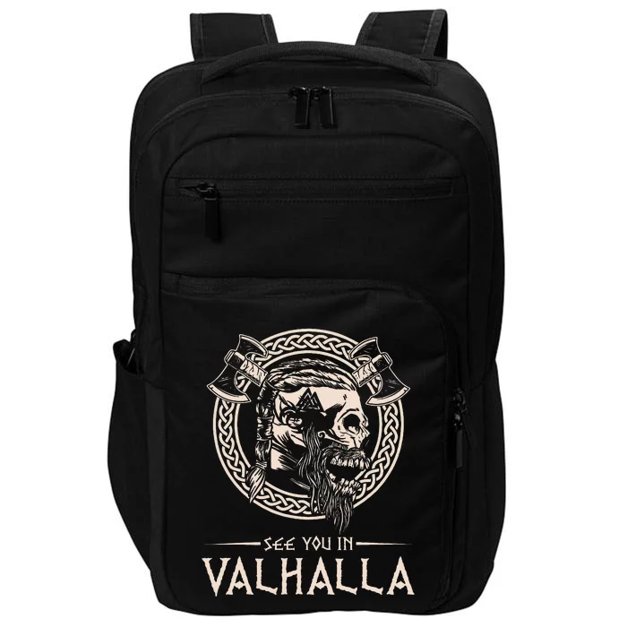 See You In Valhalla Viking Impact Tech Backpack