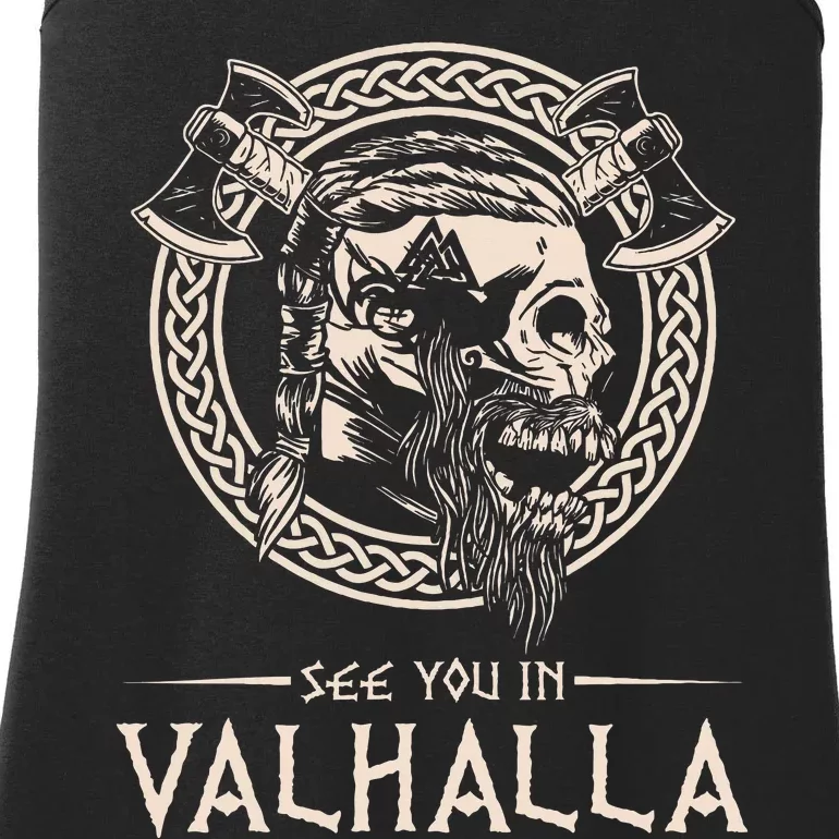 See You In Valhalla Viking Ladies Essential Tank