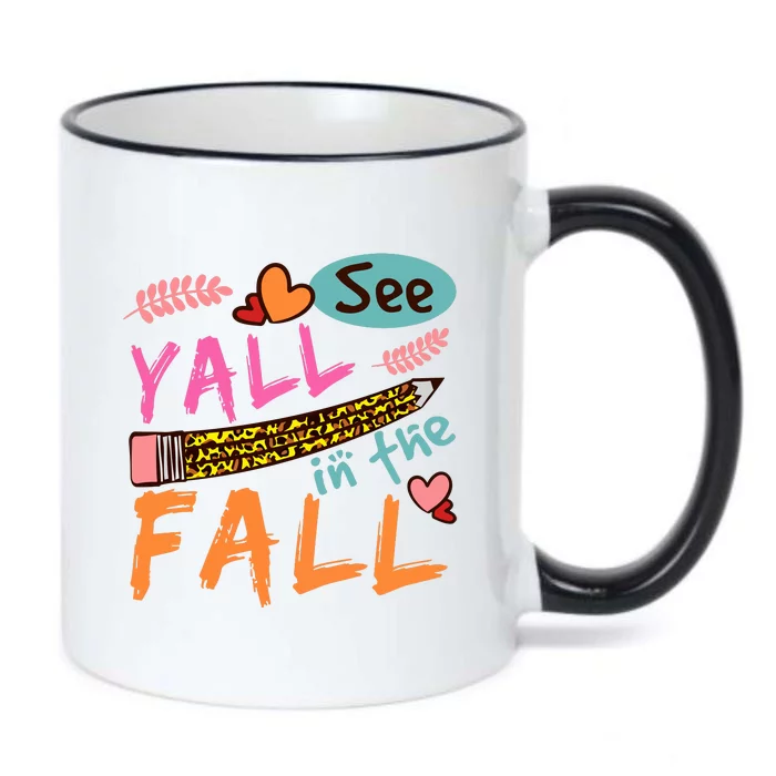 See Yall In The Fall Autumn Black Color Changing Mug