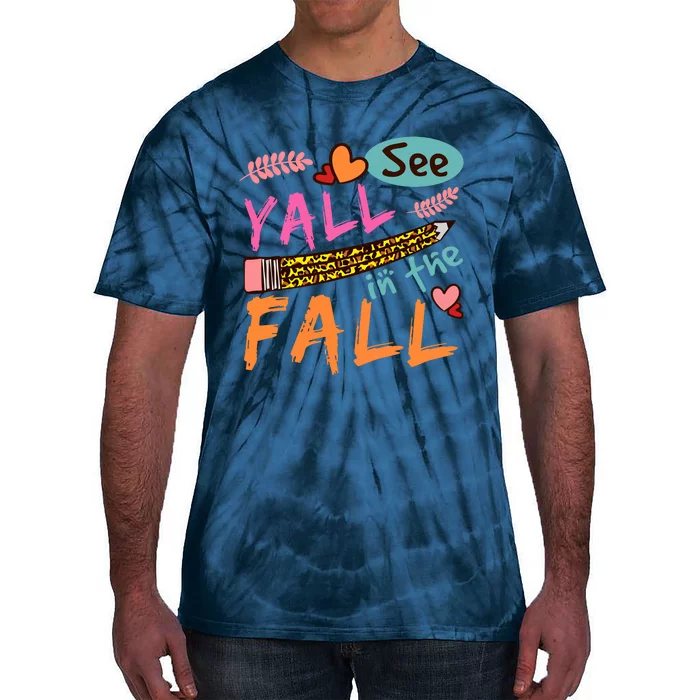 See Yall In The Fall Autumn Tie-Dye T-Shirt