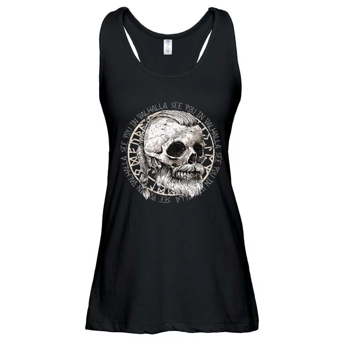 See You In Valhalla Viking Nordic Norse Ladies Essential Flowy Tank