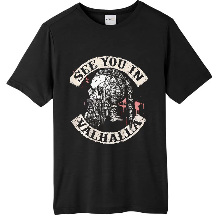 See You In Valhalla Skull Viking ChromaSoft Performance T-Shirt