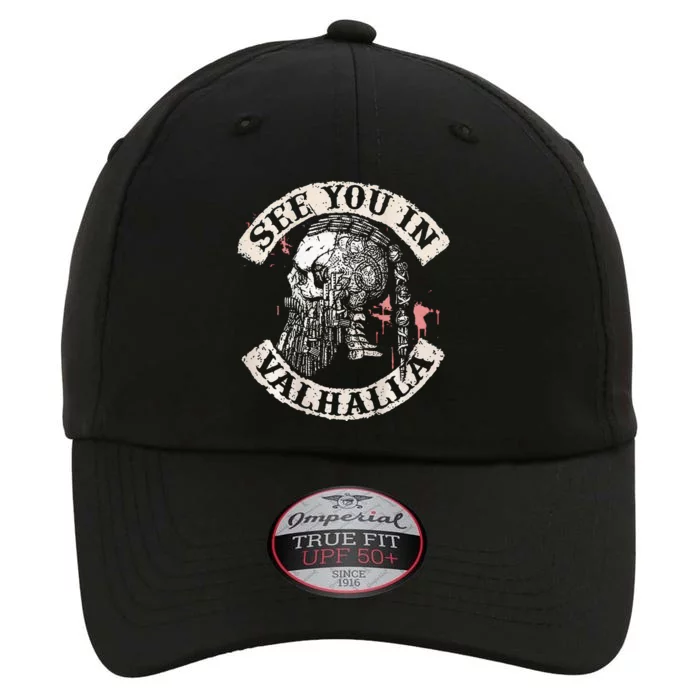 See You In Valhalla Skull Viking The Original Performance Cap