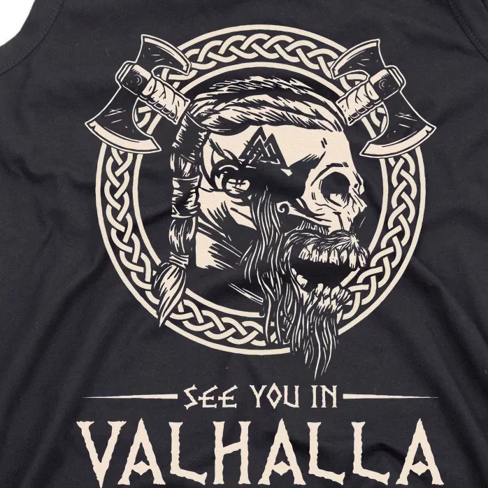 See You In Valhalla Viking Tank Top