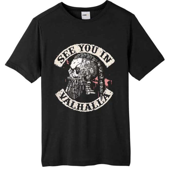 See You In Valhalla Skull Viking ChromaSoft Performance T-Shirt