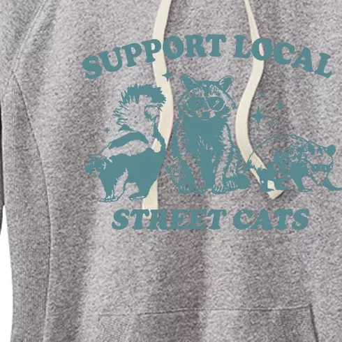 Support Your Local Street Women's Fleece Hoodie