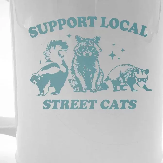 Support Your Local Street Front & Back Beer Stein