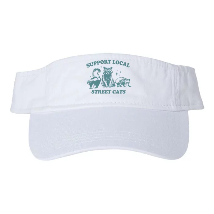 Support Your Local Street Valucap Bio-Washed Visor