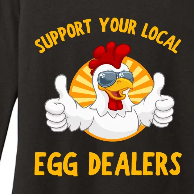 Support Your Local Egg Dealers Womens CVC Long Sleeve Shirt