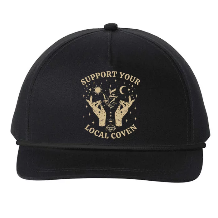 Support Your Local Coven Witch Aesthetic Gift Snapback Five-Panel Rope Hat