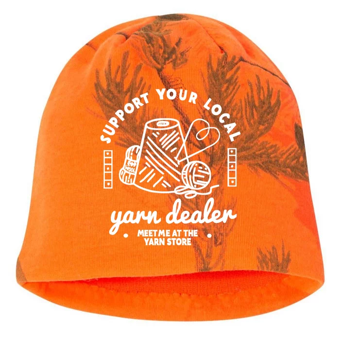 Support Your Local Yarn Dealer Kati - Camo Knit Beanie