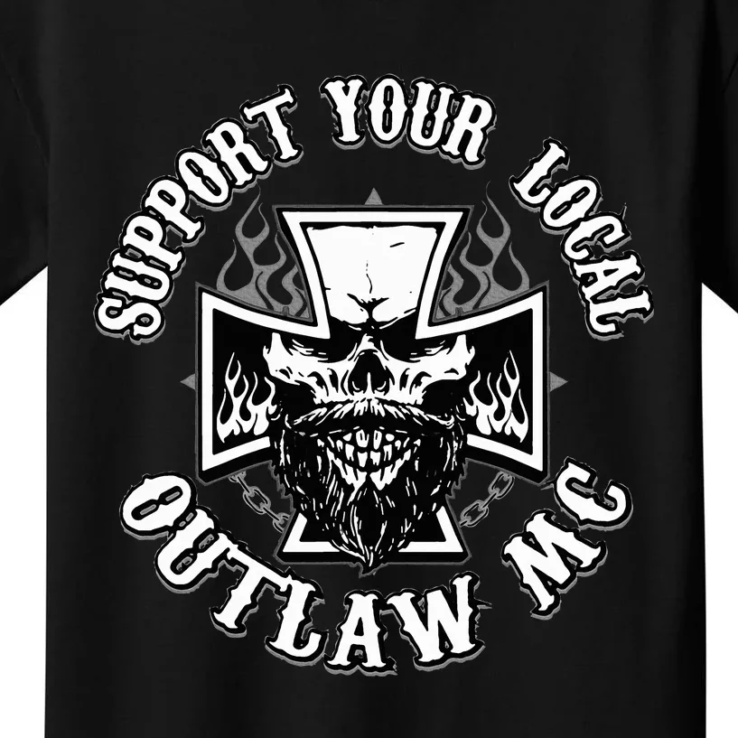 Support Your Local Outlaw 03 Kids T-Shirt