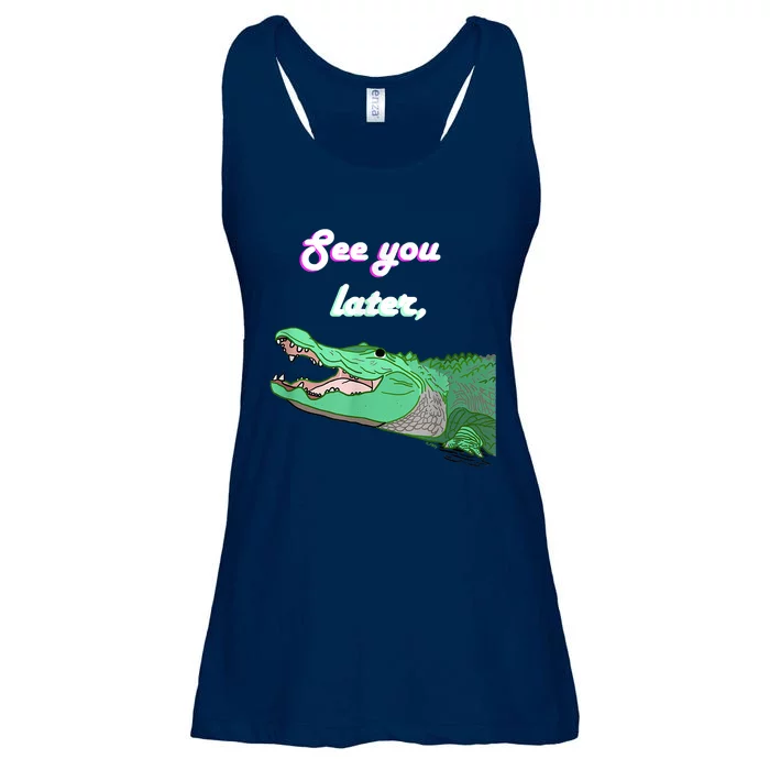 See You Later Alligator Ladies Essential Flowy Tank