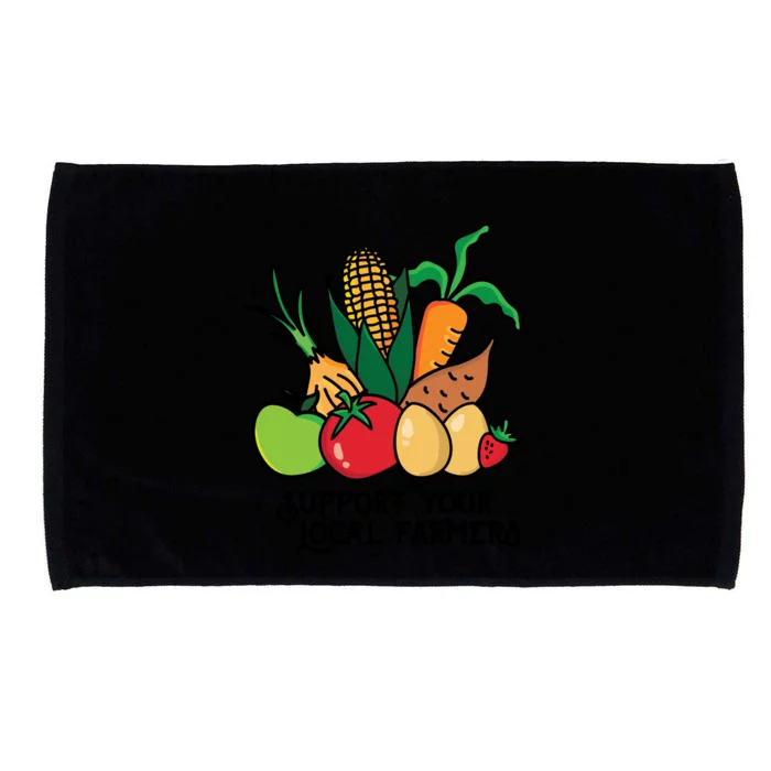 Support Your Local Farmers Microfiber Hand Towel