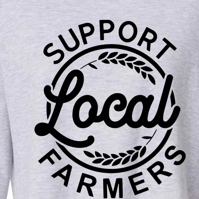 Support Your Local Farmer Grain Cropped Pullover Crew