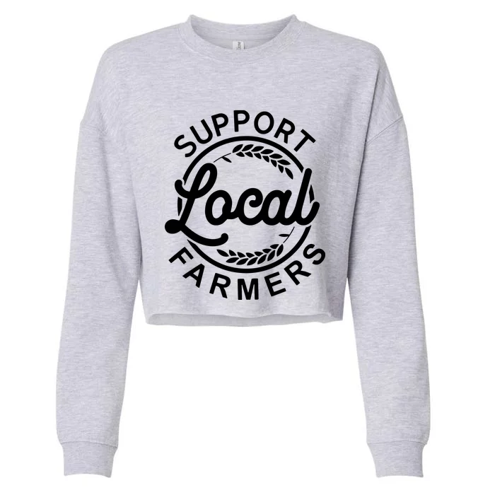 Support Your Local Farmer Grain Cropped Pullover Crew