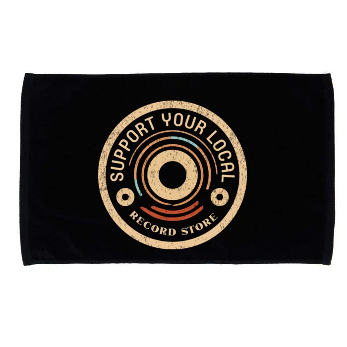 Support Your Local Record Store Microfiber Hand Towel