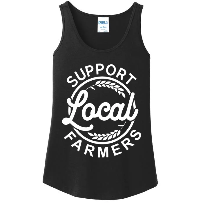 Support Your Local Farmer Grain For Men Women Funny Ladies Essential Tank