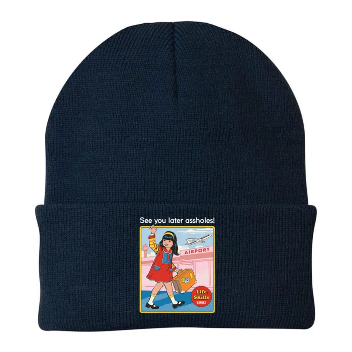 See You Later Assholes Knit Cap Winter Beanie