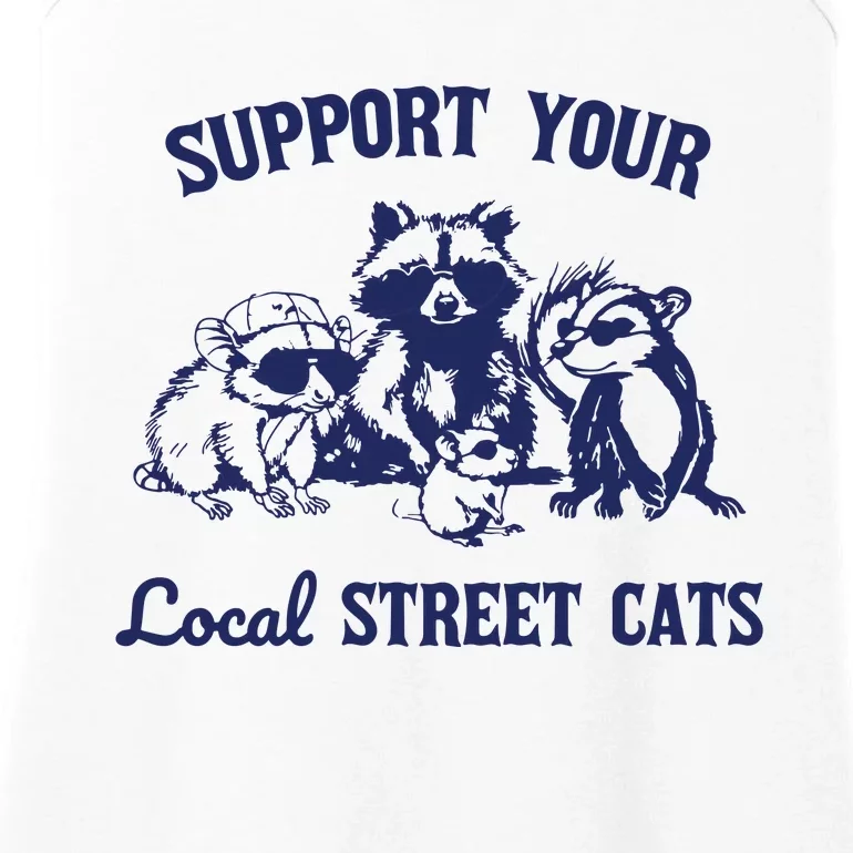 Support Your Local Street Retro Ladies Essential Tank