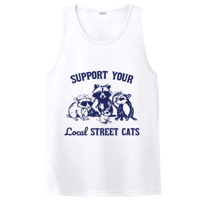 Support Your Local Street Retro Performance Tank