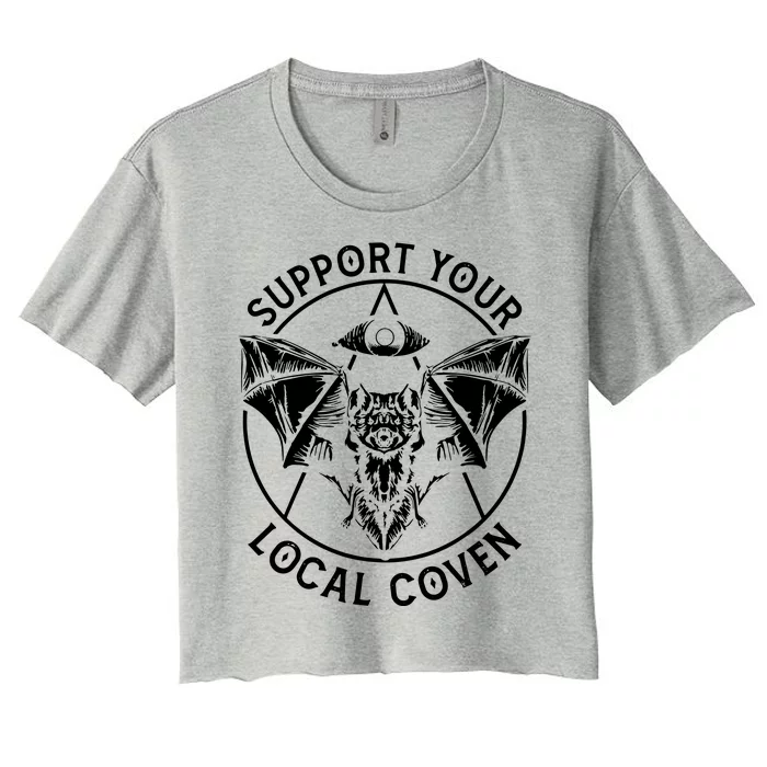 Support Your Local Coven Women's Crop Top Tee