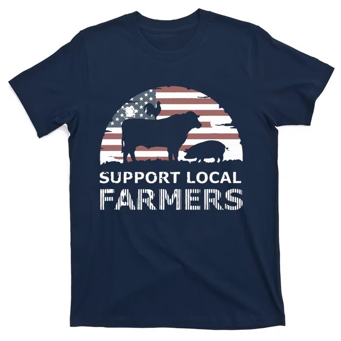 Support Your Local Farmers Pride Farm Country T-Shirt